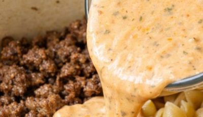 Creamy One-Pot Beef and Shells (Easy Dutch Oven Comfort Dinner)