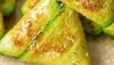 Stuffed Zucchini Triangle Bites (Crispy & Savory)